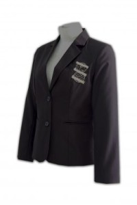 BS217_4 tailor made suits Hong kong ladies' suits company team group logos embroidery supplier company